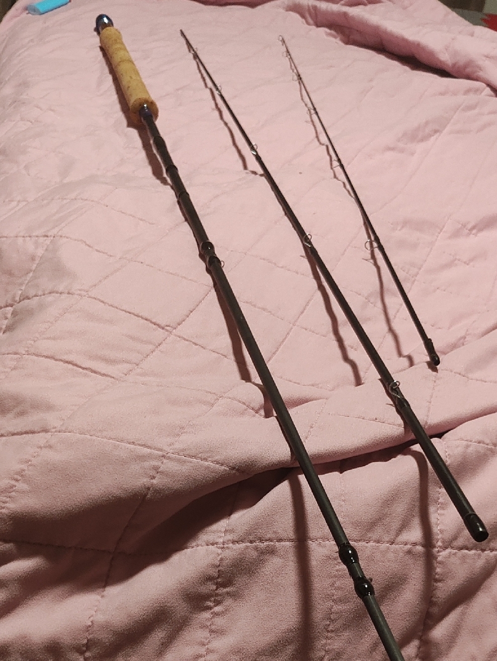 Custom Made G.Loomis NRX + FLY made USA      9 ft 6 In 7/8 WT Teak/Alum Set